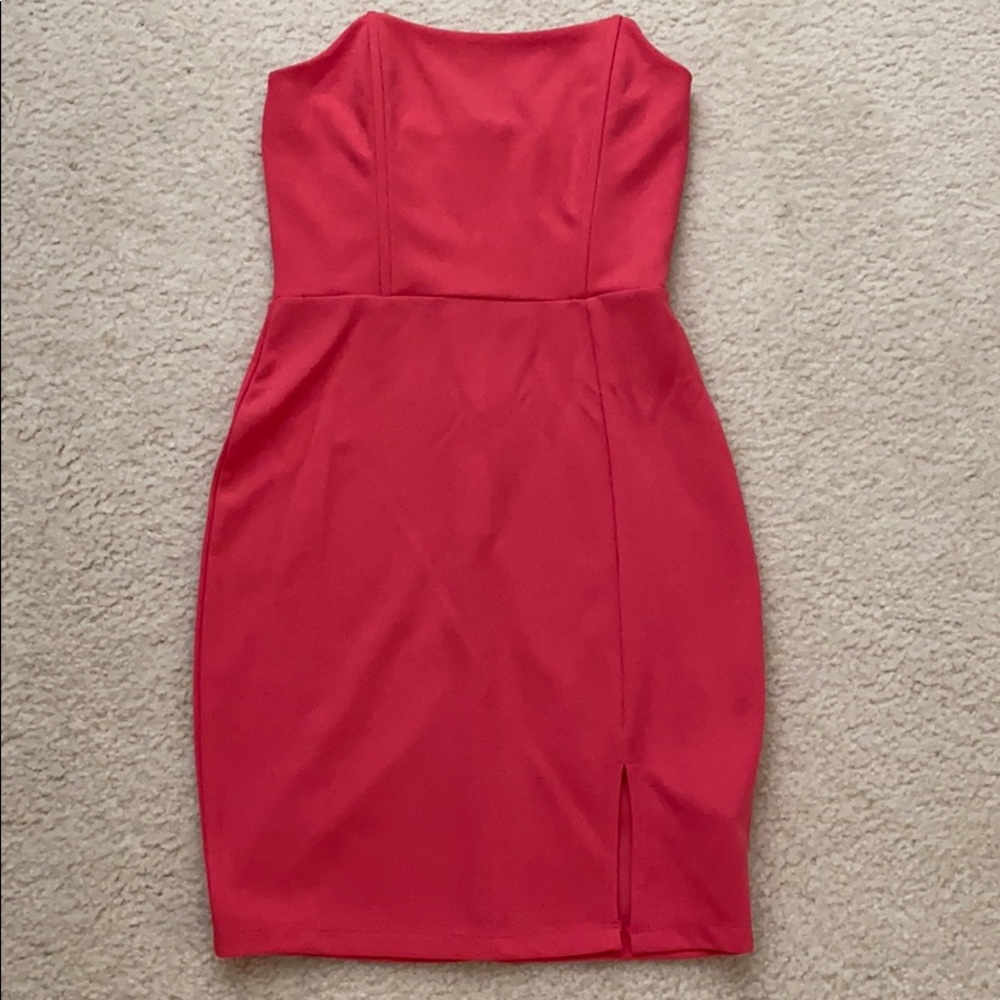Charlotte Russe pink bodycon dress